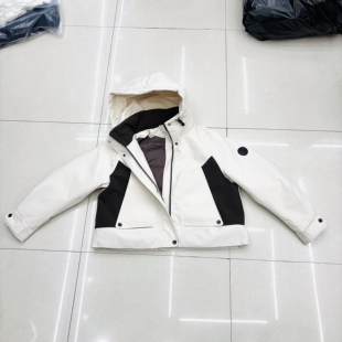 90白鸭绒羽绒服冲锋衣2025新款 派克服连帽外套5123
