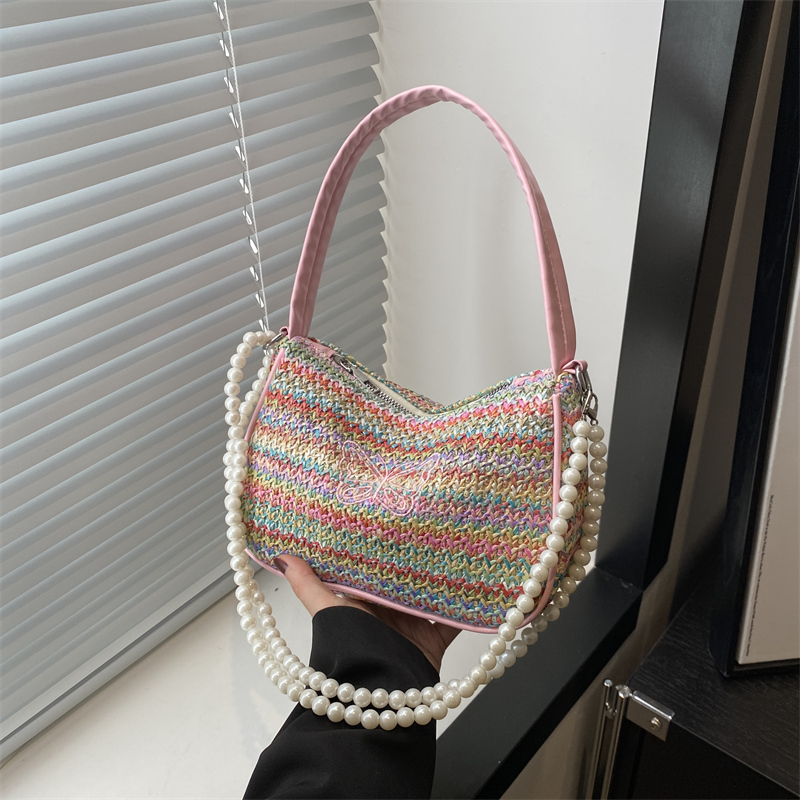 赫雅珍珠编织包超低价