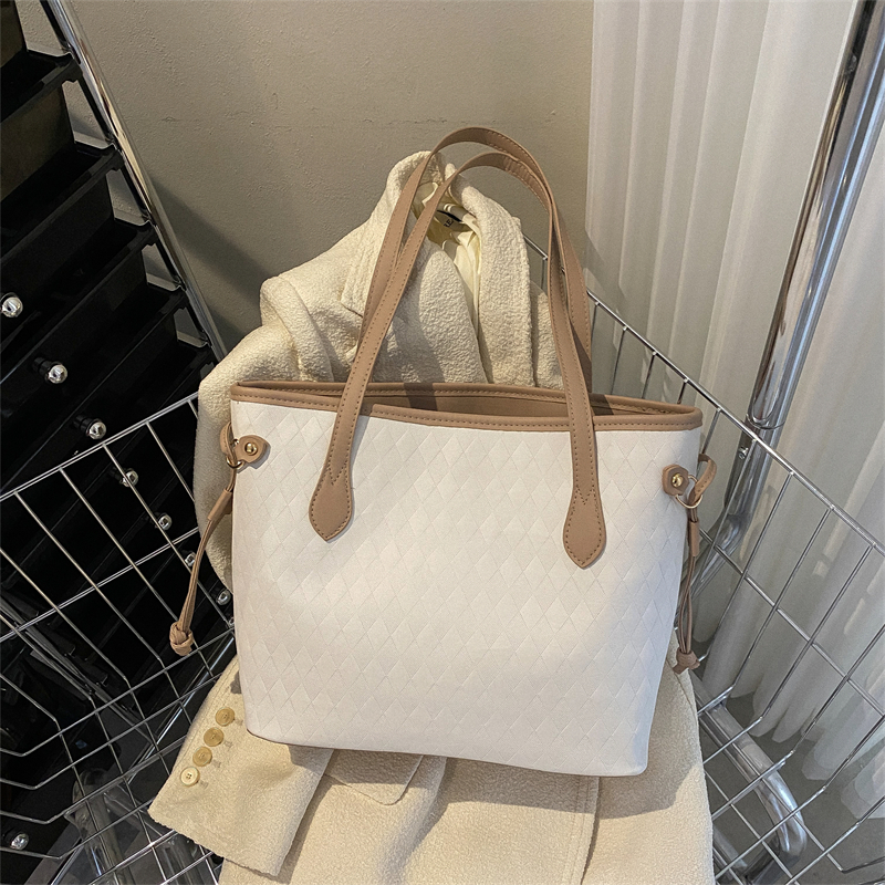 赫雅撞色托特包超低价