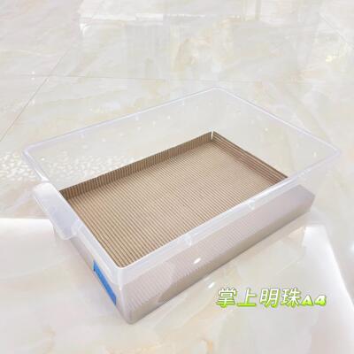 爬宠瓦楞纸垫材蛇守宫莲笙vbox份数盆宠物饲养盒专用加厚包边垫纸