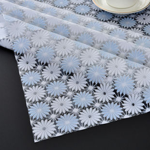 田园pvc防水防烫免洗塑料蕾丝餐桌垫茶几垫长方形可裁剪方桌桌布
