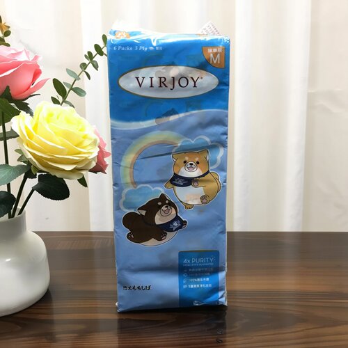 Virjoy唯洁雅三层压花抽取式面纸