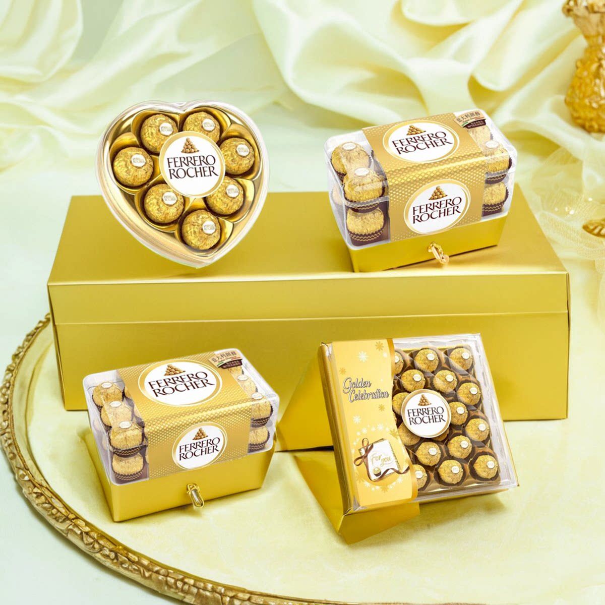 意大利巧克力30粒礼盒装榛果夹心喜糖进口零食糖果过节送礼