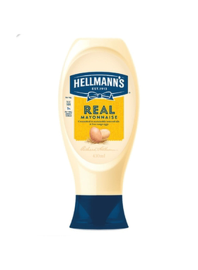 西班牙 HELLMANN'S - 唧唧樽蛋黄酱 - 430ml·卷饼汉堡三明治酱料