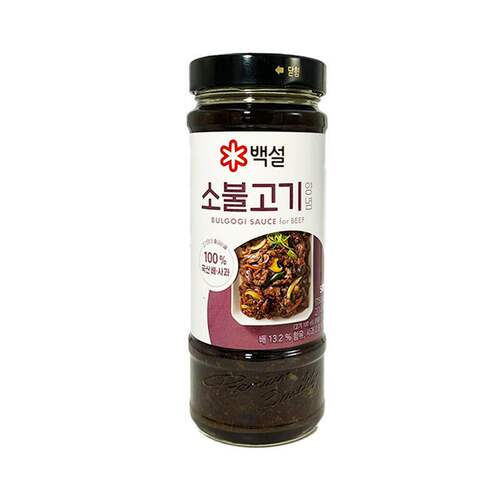 CJ腌牛肉酱不辣500g调味酱汁韩式蘸酱下饭菜料理蘸料家用商用进口