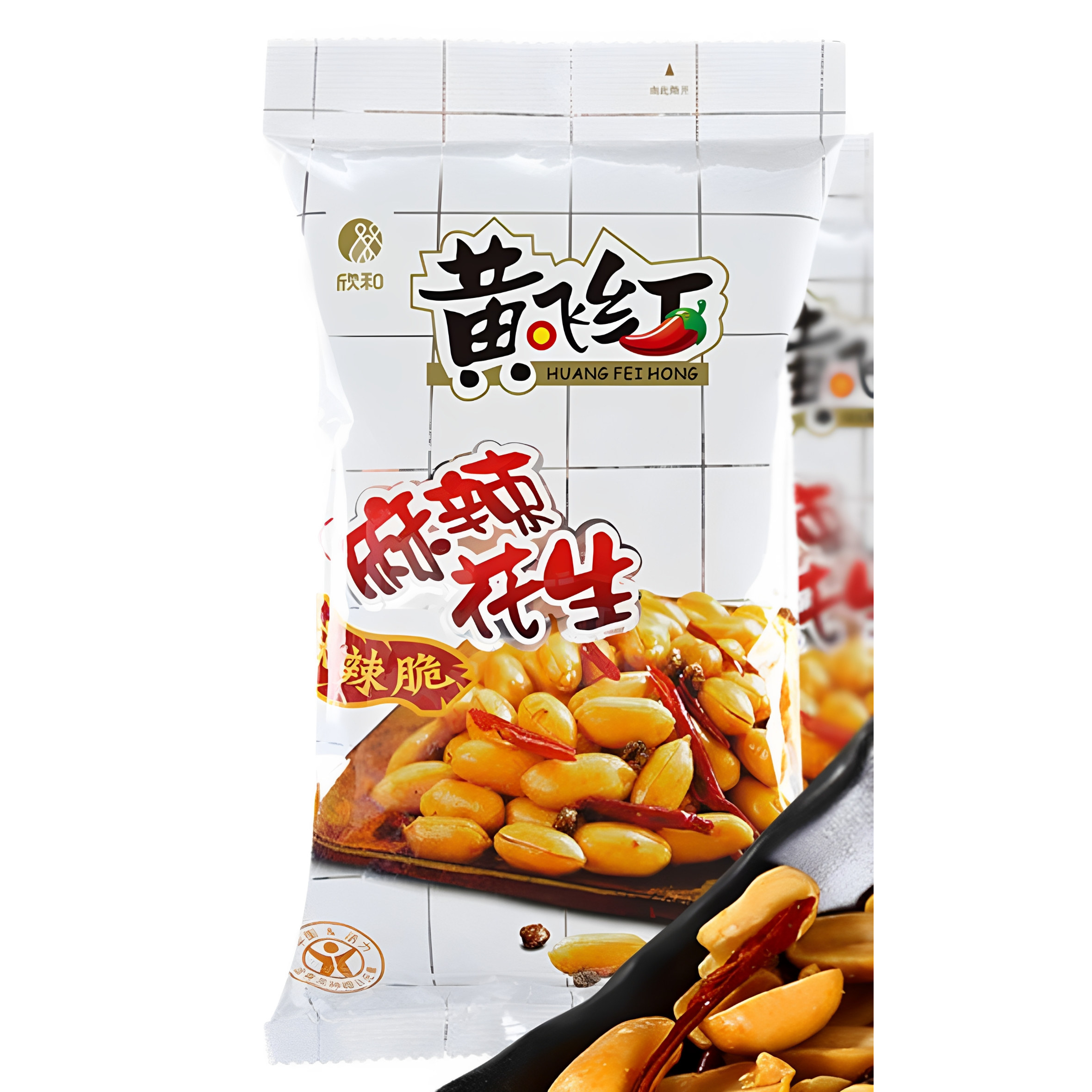 黄飞红 麻辣花生70g酥脆香辣下午茶休闲解馋零食聚会闲聊下酒菜版