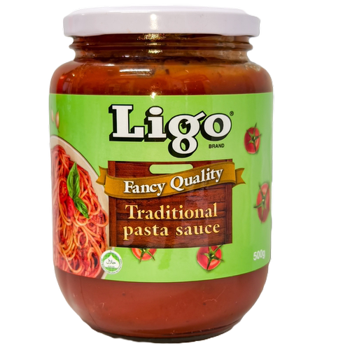 Ligo 传统番茄意粉酱调味料包装酱类调料好味500克酸甜开胃商用版