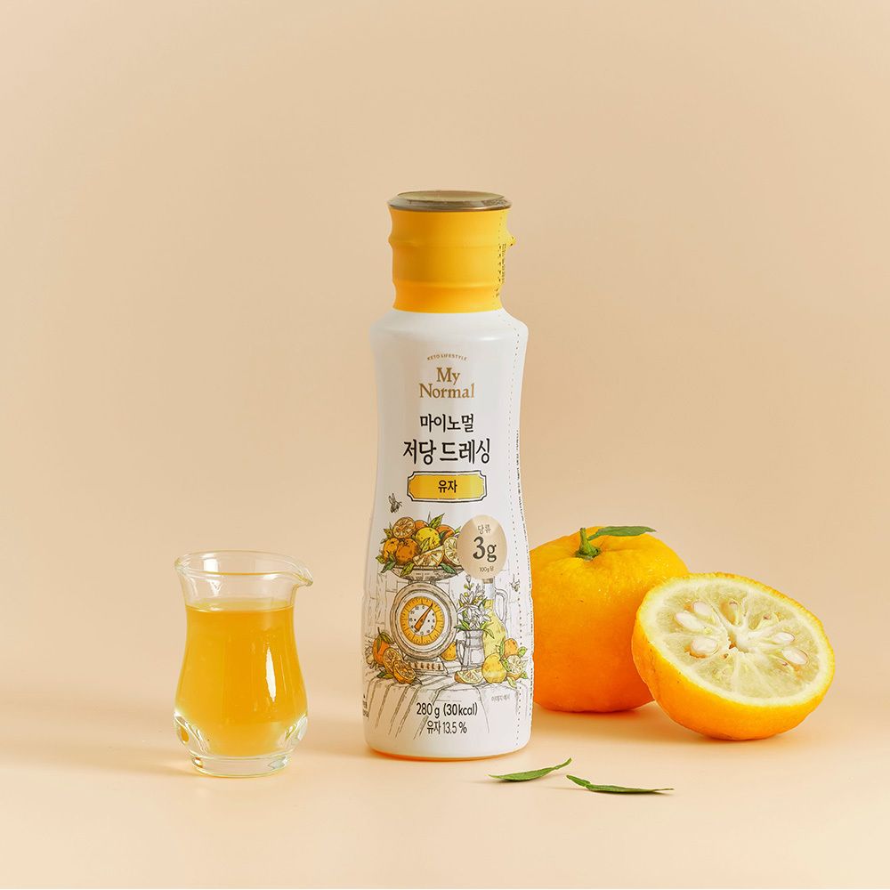 My Normal阿洛酮糖柚子沙律酱280克健康蔬菜沙拉蘸酱拌酱解腻韩式