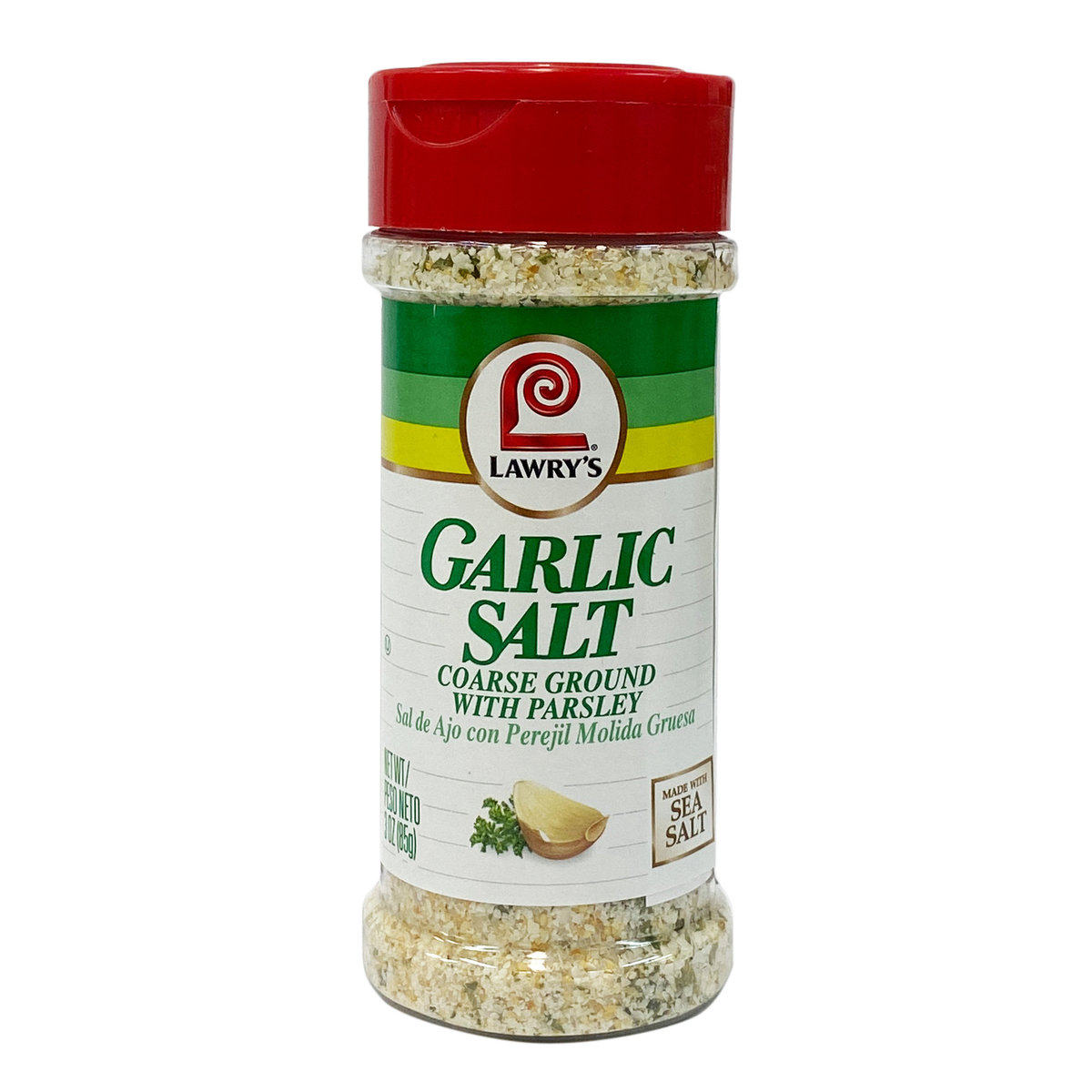 香港代购-Lawry's 莱莉氏蒜盐garlic salt添加欧芹调味品调料85克