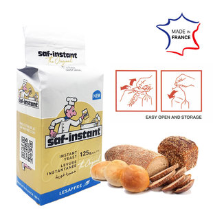 Lesaffre法国燕子牌即发酵母粉125g金装面团含糖量5%或以上时使用