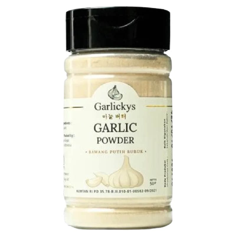 Garlickys 蒜粉50克调味品粉状瓶装烹饪调料酱类调料拌饭调味料版