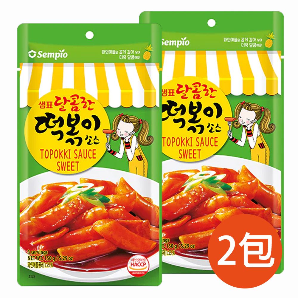 膳府 韩国辣炒年糕酱甜辣2-3人份韩式甜辣酱150g*2包烹饪料理调味