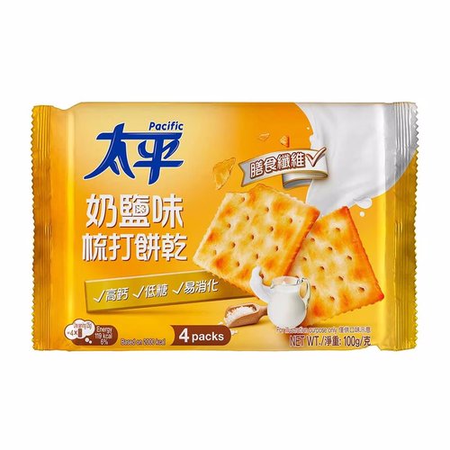 太平奶盐梳打饼干100克休闲零食