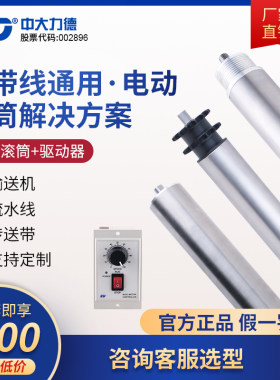 中大力德电动滚筒传送线专用方案