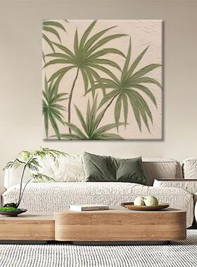 绿色植物装饰画客厅叶子