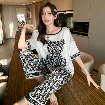 2024年新款睡衣冰丝家居服