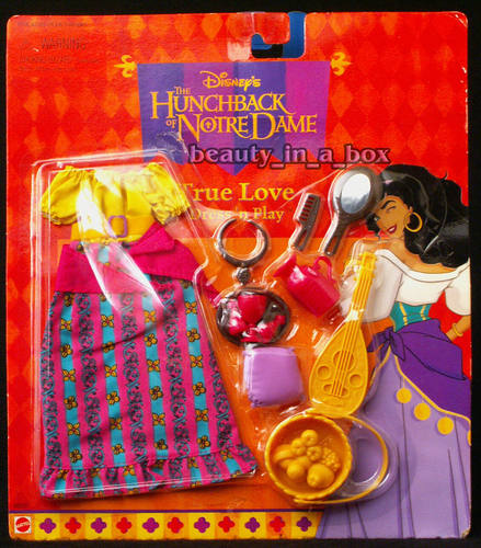 Disney Esmeralda Hunchback Notre Dame迪士尼 钟楼怪人娃衣配件