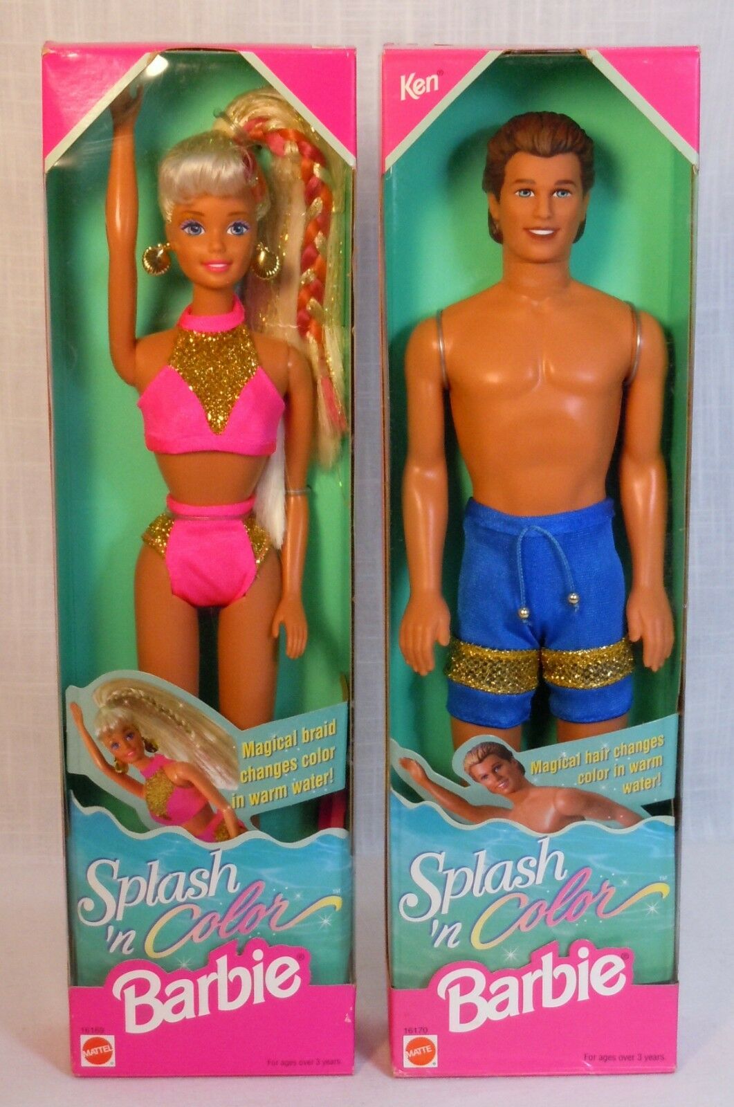 Barbie Splash n Color Ken 1996 沙滩 度假冲浪 肯 芭比娃娃 玩具/童车/益智/积木/模型 娃娃/配件/着替 原图主图