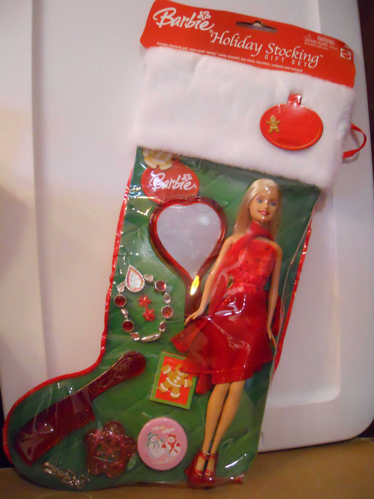 barbie holiday stocking christmas 2003 圣诞袜礼物 芭比娃娃