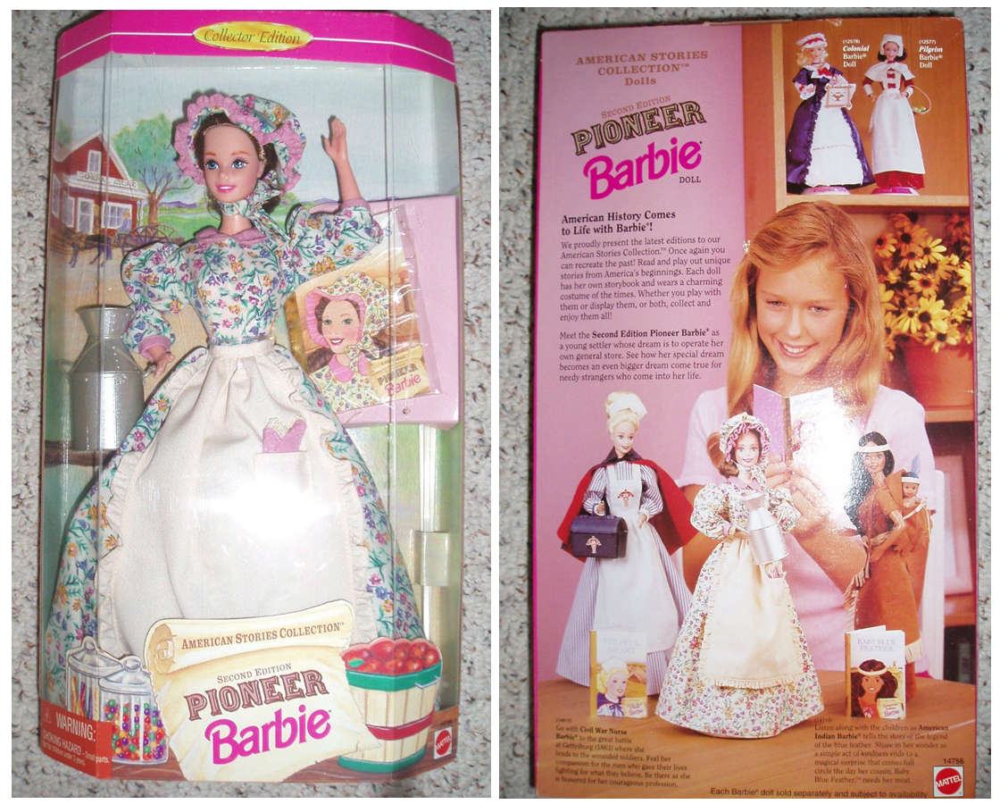 barbie pioneer american story 1995 美国故事 珍藏版芭比娃娃