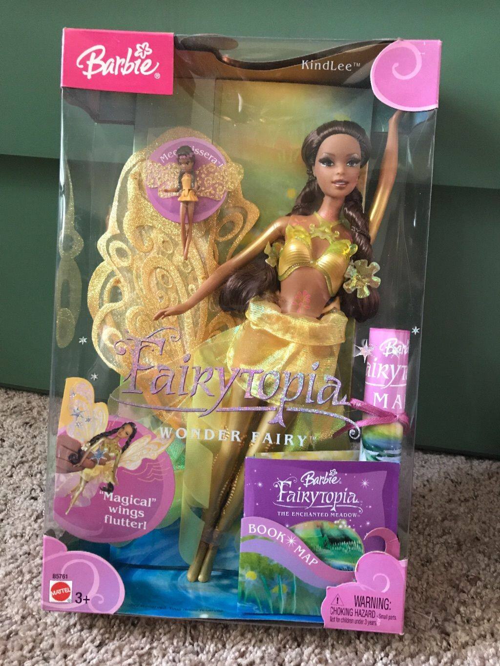barbie fairytopia kindlee 2003 彩虹仙子 花园精灵 芭比娃娃