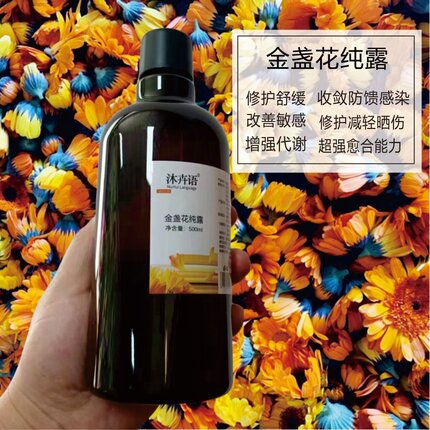 高浓金盏花纯露500ML 补水豆豆肌修护脆弱屏障角质层安抚敏感收紧