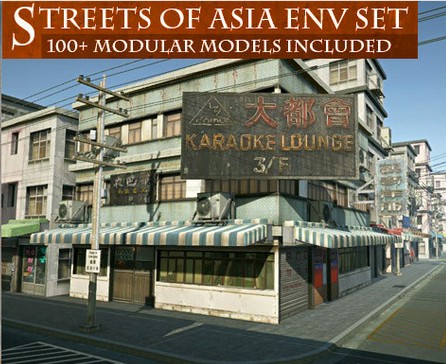 unity3d [环球影视]Streets of Asia 2.0 大都会场景unity5.3可用