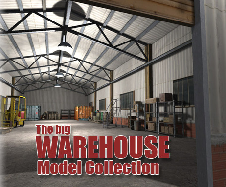 Unity3d场景 仓库模型 The Warehouse Model Collection 包升级