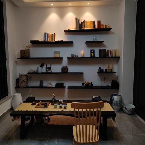 墙上隔板置物架一字搁板货架层板