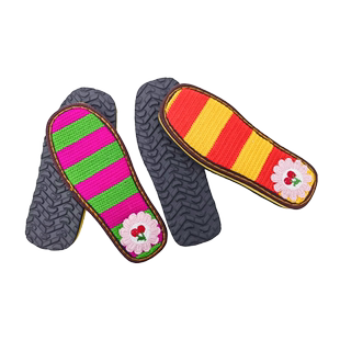 拖鞋底鞋底孺子牛勾鞋专用鞋底大全儿童勾鞋布条线鞋底防滑