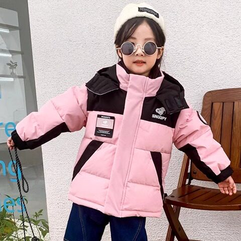 史努比童装HL-2215款儿童羽绒服2022冬新款中小童女男童羽绒外套