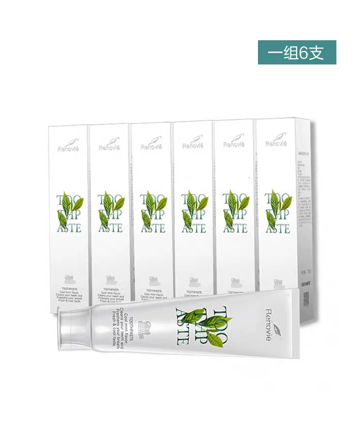 官方 尚赫瑞诺丝美白固齿抑菌牙膏 清凉薄荷香型 6盒/组 包邮