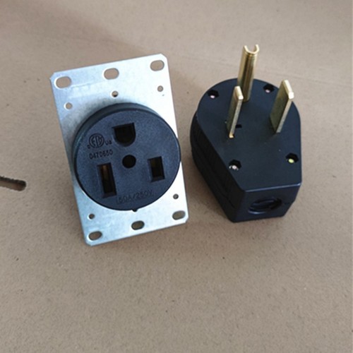 50A发电机用埋入式美式插头插座