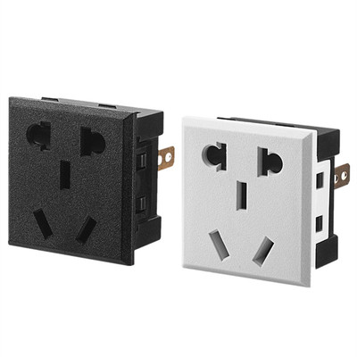 新国标五孔插座带保护门焊线插座