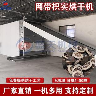 网带枳实烘干机 连续式枸橘酸橙枳实片烘干流水线 枳壳枳橙风干机