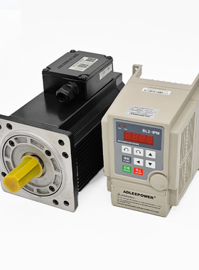 ADLEEPOWER爱德利220V无刷电机AM-1500M驱动器BL2-115M高速3000转