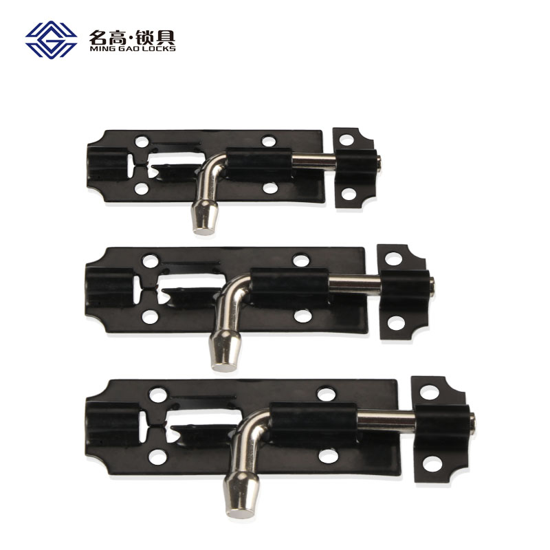 名高 明插销不锈钢门栓门扣木门防盗门插销锁扣3/4/5/6寸