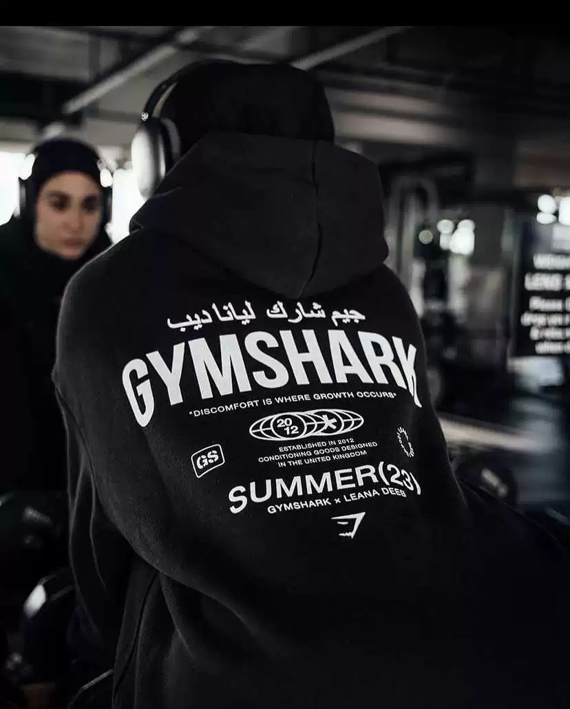 Ограниченный выпуск POWER от Gymshark, высокий street, лимитированная, свободная мужская и женская худи-свитер из чистого хлопка