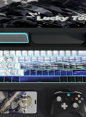 saber键帽侧刻透光适配made68迈从Ace68美加狮mad60ATK魔导士EZ63
