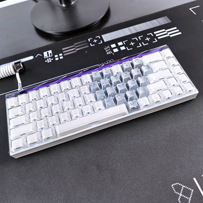 XVX水晶果冻2.0拼蝴蝶爱心键帽适配made68魔导士EZ63迈从Ace68ATK