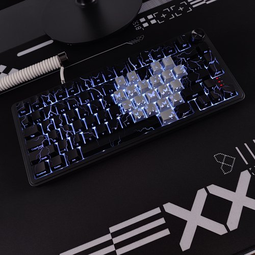 XVX闪电拼蝴蝶爱心键帽适配迈从Ace68夜魔wooting前行者X87魔导士