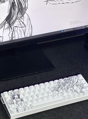 猫耳娘1.0键帽二次元适配美加狮MAD60迈从Ace68 EZ63 前行者X87