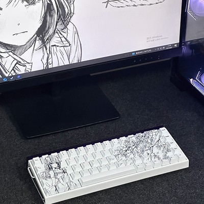 猫耳娘1.0键帽二次元适配美加狮MAD60迈从Ace68 EZ63 前行者X87
