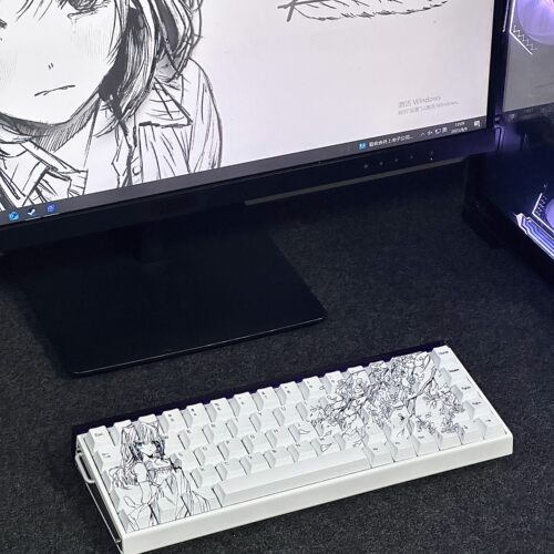 猫耳娘1.0键帽二次元适配美加狮MAD60迈从Ace68 EZ63 前行者X87
