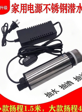 220V电源款抽酒泵抽水泵柴油泵不锈钢潜水泵家用大流量抽酒专用泵