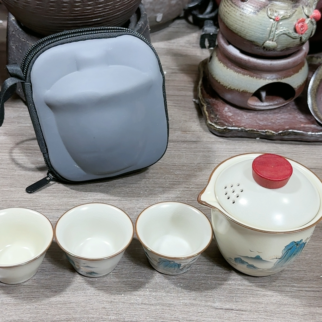 汝窑旅行茶具