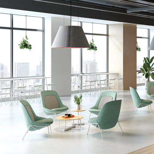 办公洽谈桌椅组合轻奢现代简约休闲接待一桌四椅咖啡厅奶茶店桌椅