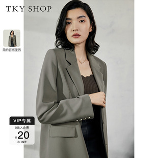 简约气质西装 TKY 新款 便西女春季 外套女高级感 SHOP职场通勤时尚