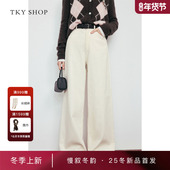 休闲裤 10I1PA01P164 SHOP灯芯绒阔腿长裤 2025冬新款 商场同款 TKY