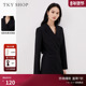 SHOP短款 黑色西装 外套女春夏薄款 TKY 简约西服通勤气质小个子西装